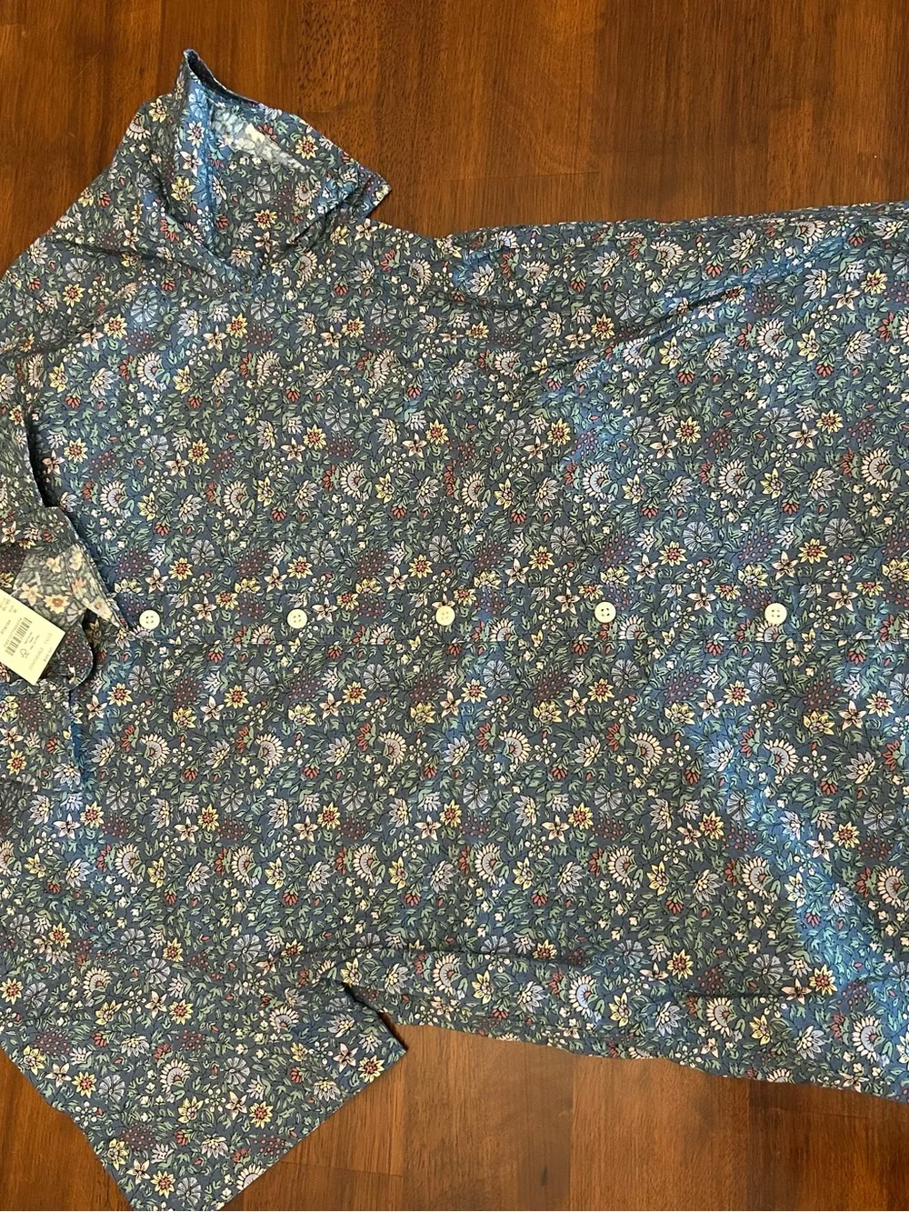 NWT j crew printed mens button down